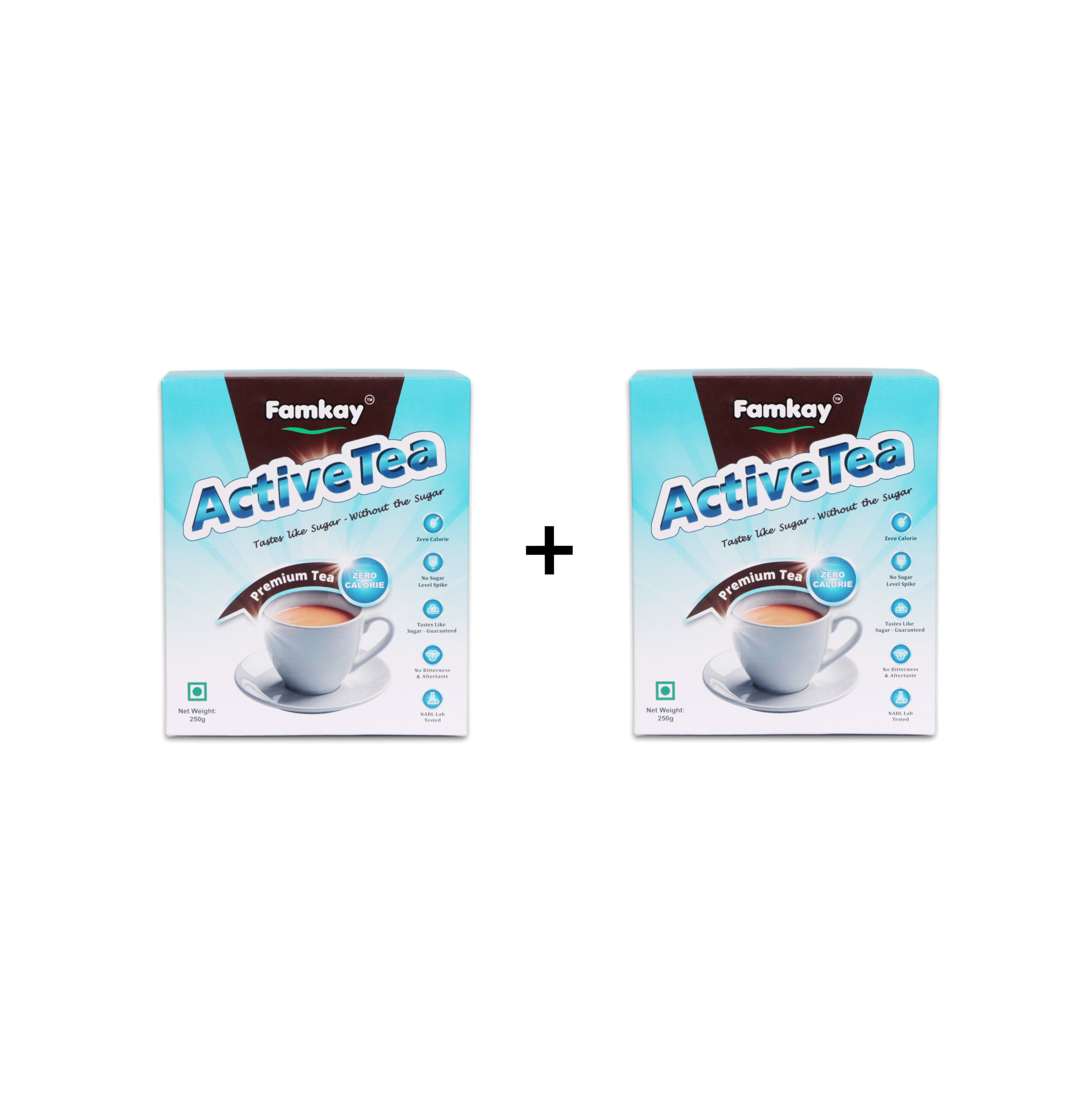 250g Combo F2 Famkay ActiveTea - Combo Pack (250g x 2) - Image 1